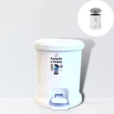 SEAU POUBELLE A PEDALE SAGA 5LT