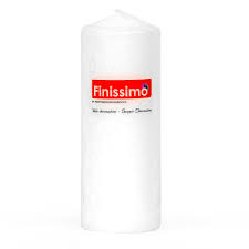 BOUGIE BLOC BLANC NON PARFUME 7*20CM