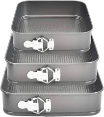 SQUARE SHAPE CAKE MOULE 3PCS CARRE