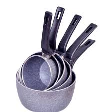 5PCS CASSEROLE SET GRANIT LEONARDO