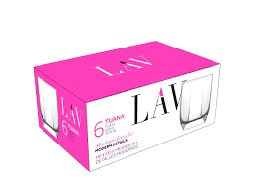 VERRES LAV TUANA 6PCS